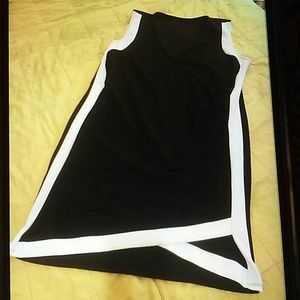Black and white dress